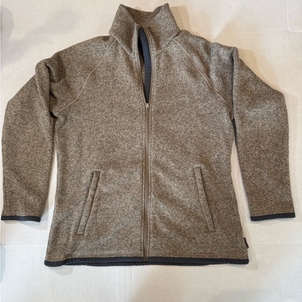 Eastern Mountain Sports Full zip women’s tan jacket